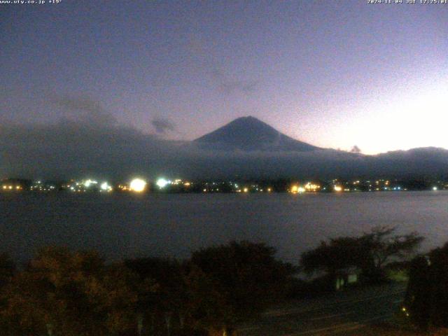 河口湖からの富士山