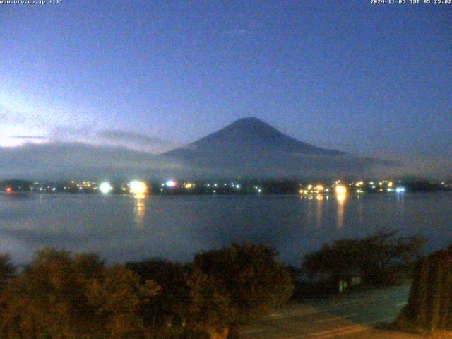 河口湖からの富士山