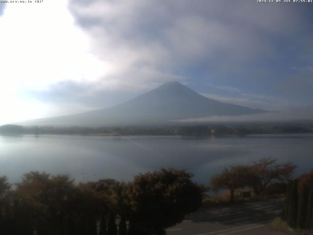 河口湖からの富士山