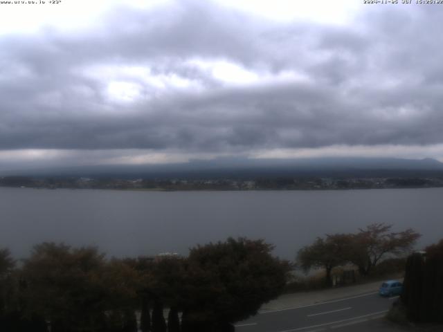 河口湖からの富士山