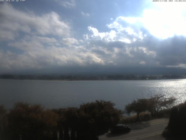 河口湖からの富士山