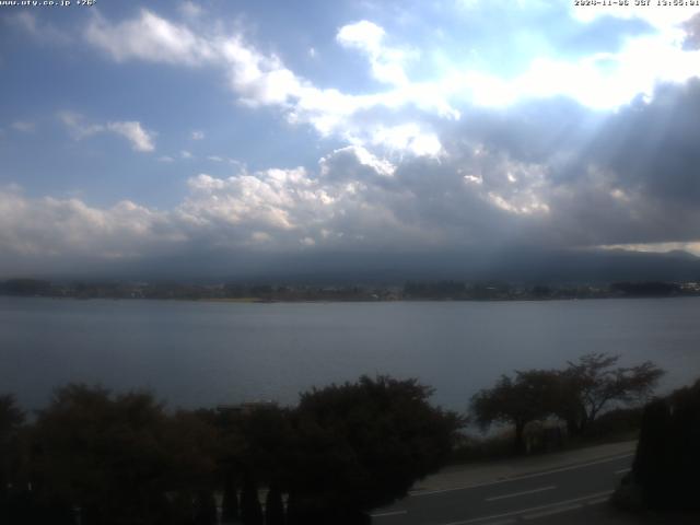 河口湖からの富士山