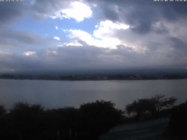 河口湖からの富士山