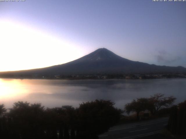 河口湖からの富士山