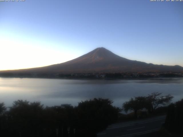 河口湖からの富士山