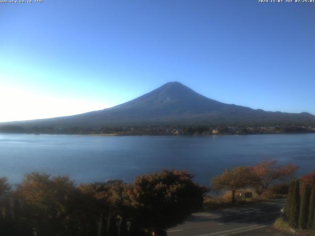 河口湖からの富士山