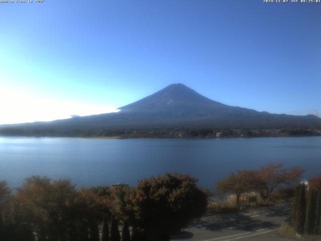 河口湖からの富士山