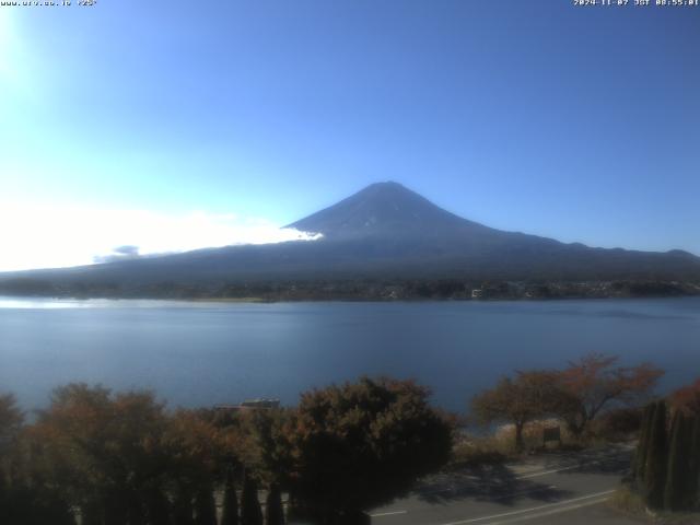 河口湖からの富士山