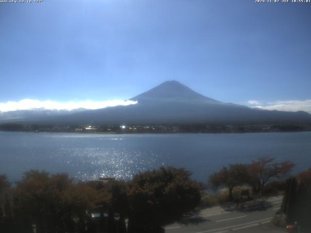 河口湖からの富士山