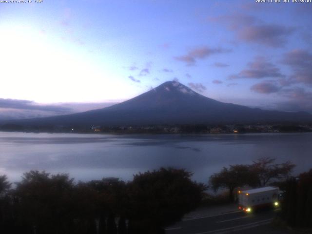 河口湖からの富士山