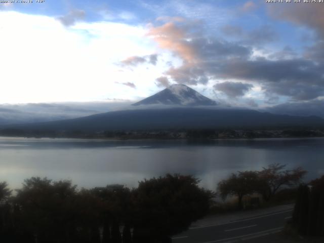 河口湖からの富士山