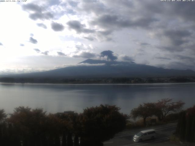 河口湖からの富士山