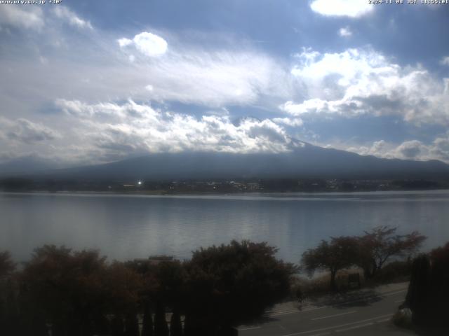 河口湖からの富士山