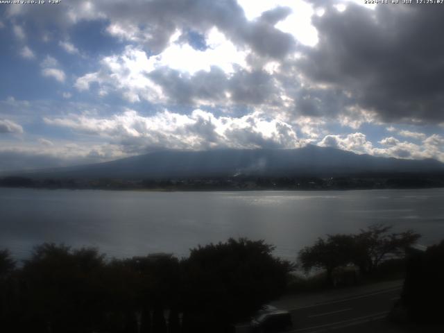 河口湖からの富士山