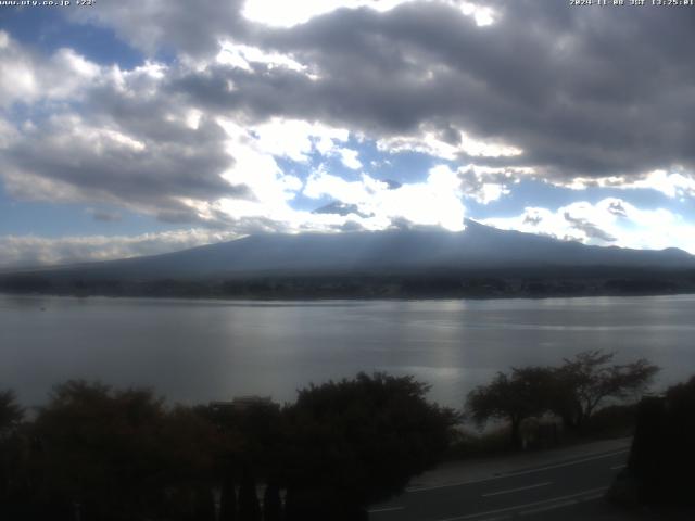 河口湖からの富士山