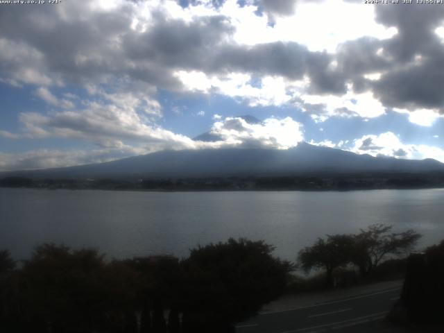 河口湖からの富士山