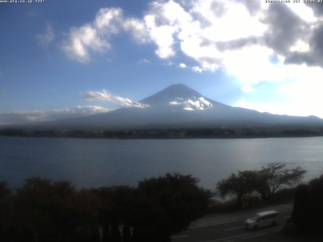 河口湖からの富士山