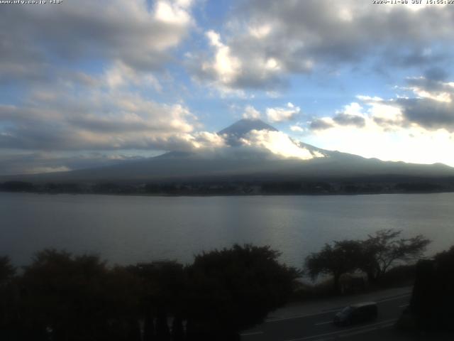 河口湖からの富士山