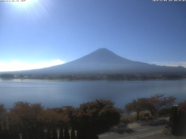 河口湖からの富士山