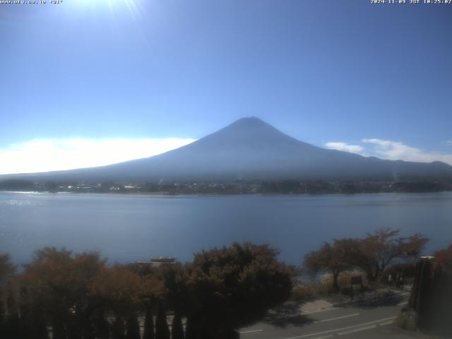 河口湖からの富士山