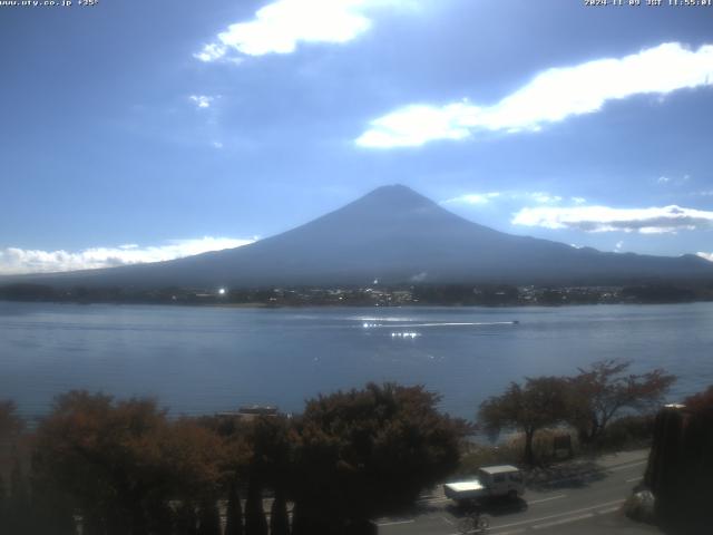 河口湖からの富士山