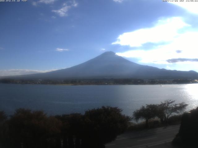 河口湖からの富士山