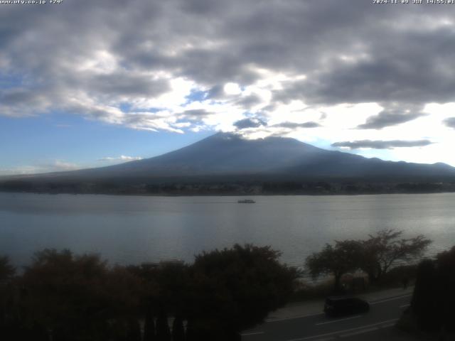 河口湖からの富士山