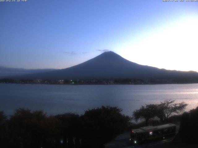 河口湖からの富士山