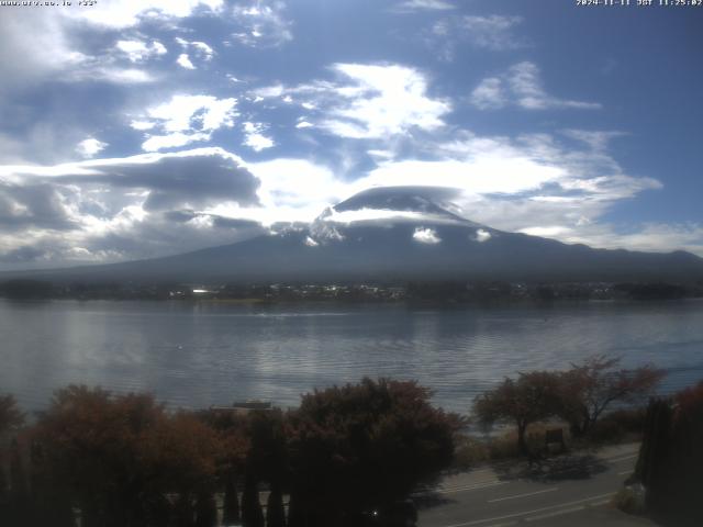 河口湖からの富士山