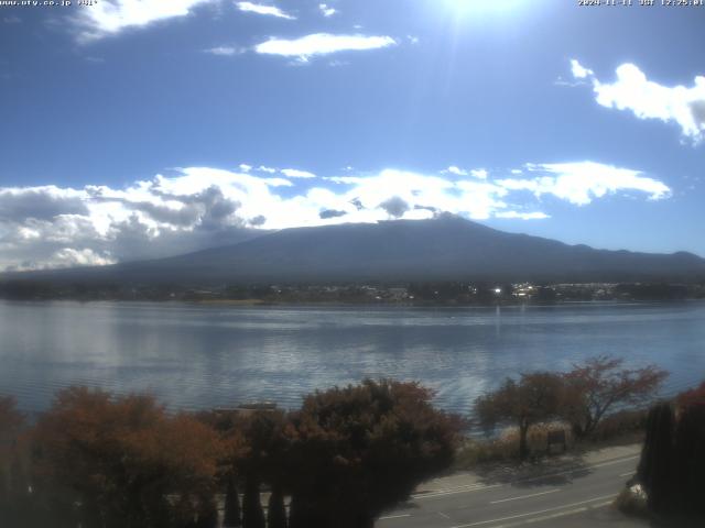 河口湖からの富士山