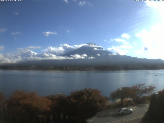 河口湖からの富士山