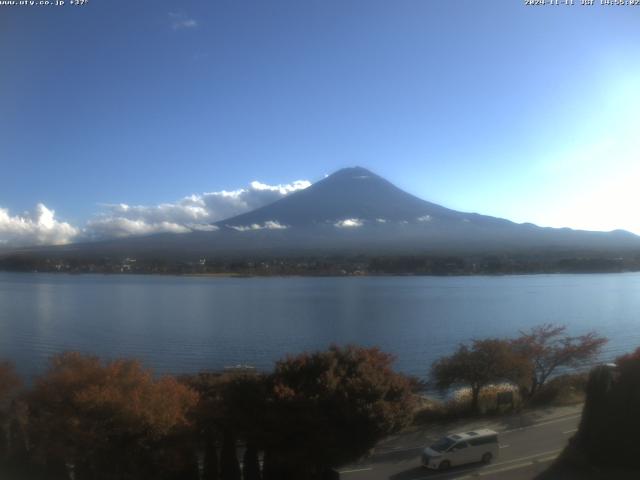 河口湖からの富士山