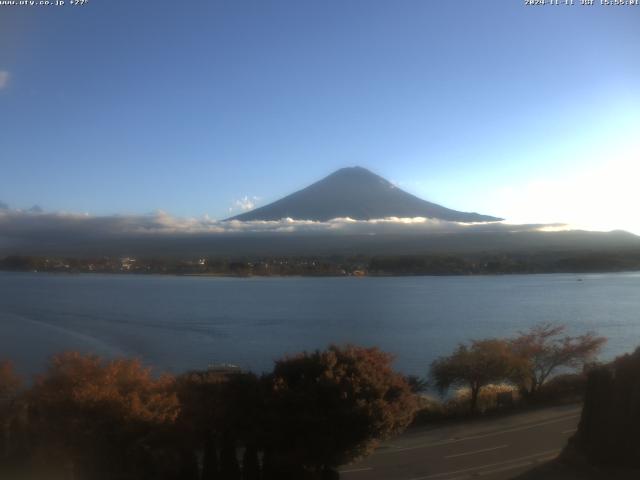 河口湖からの富士山