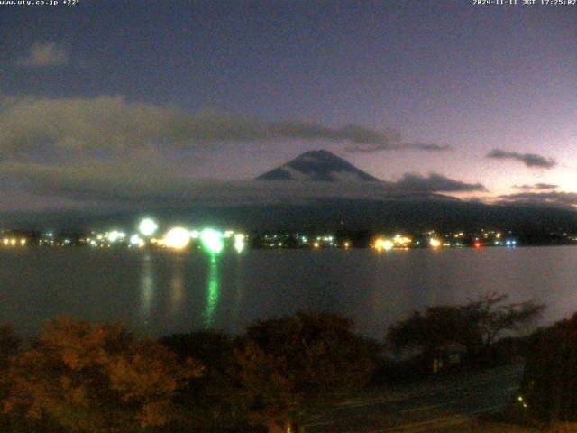 河口湖からの富士山