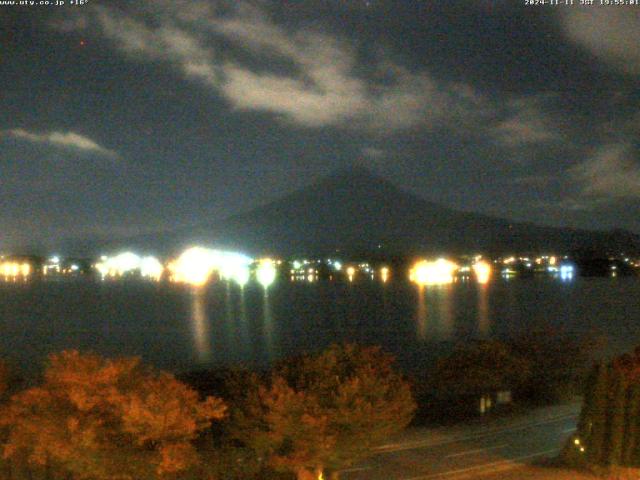 河口湖からの富士山