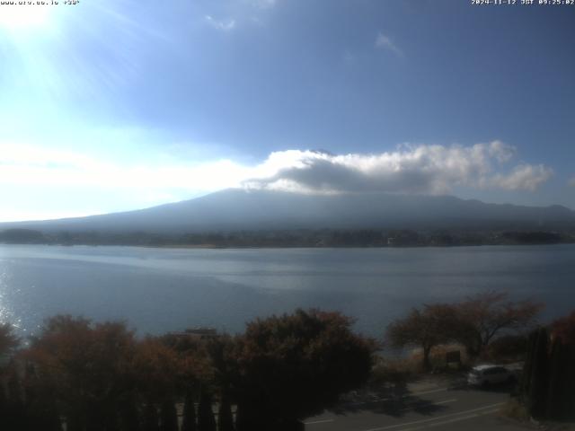 河口湖からの富士山