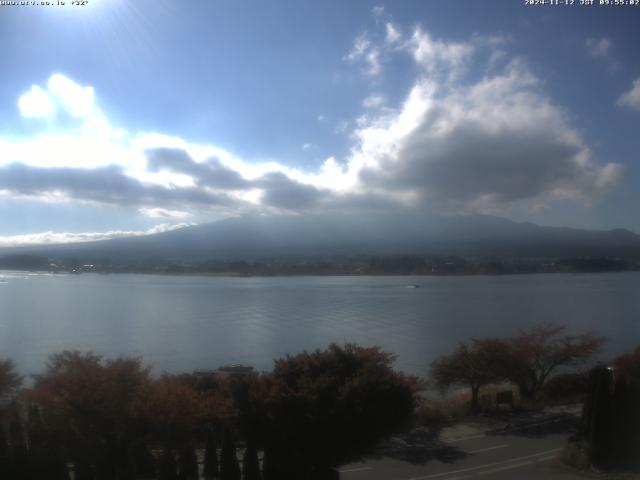 河口湖からの富士山