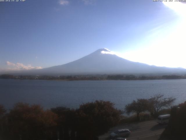 河口湖からの富士山