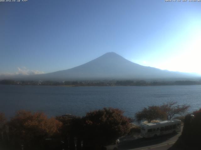 河口湖からの富士山