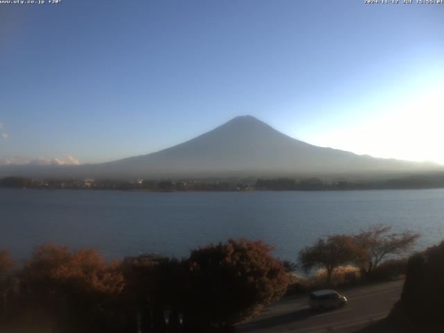 河口湖からの富士山