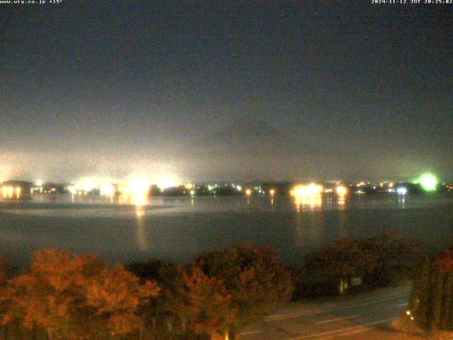 河口湖からの富士山