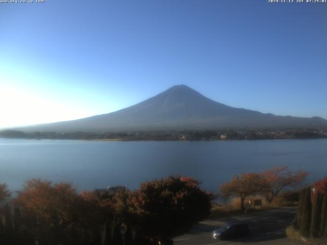 河口湖からの富士山