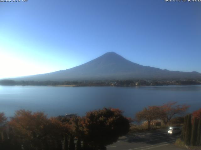 河口湖からの富士山