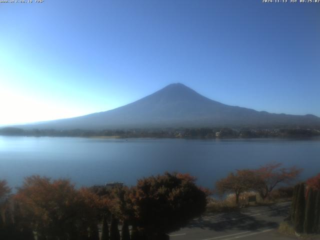 河口湖からの富士山