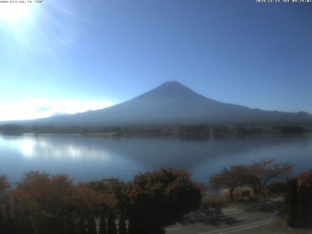 河口湖からの富士山