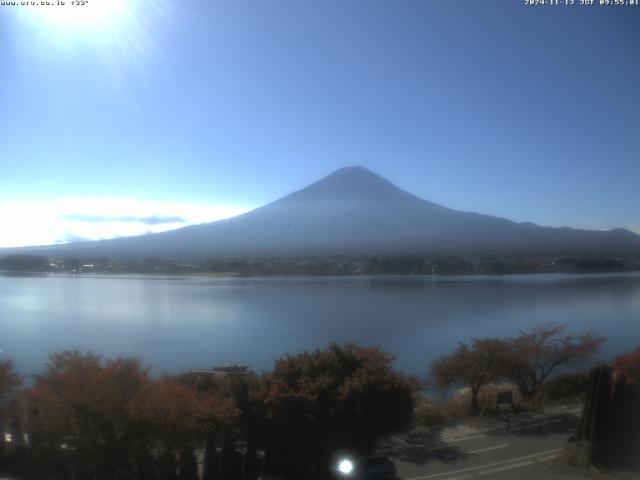 河口湖からの富士山