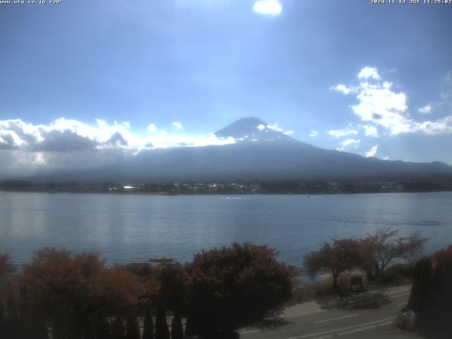 河口湖からの富士山