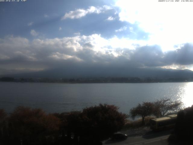 河口湖からの富士山