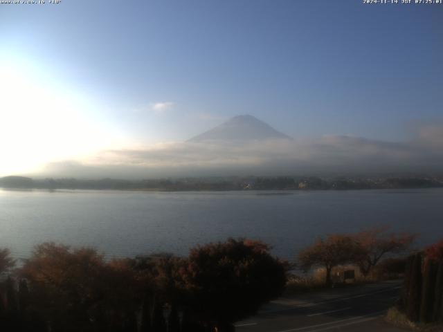 河口湖からの富士山