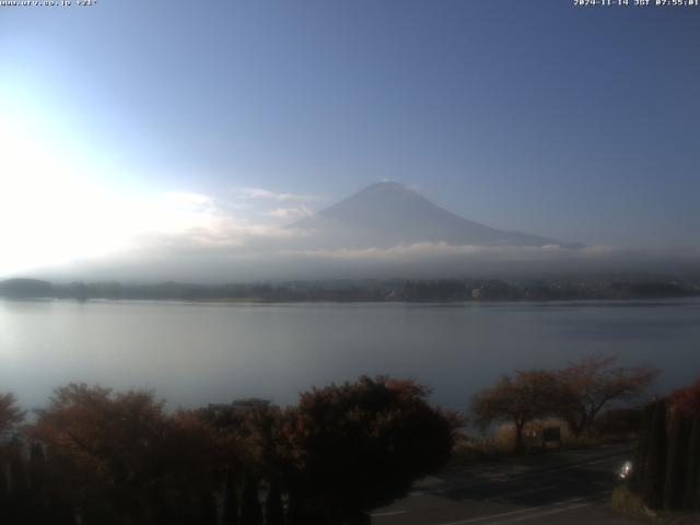 河口湖からの富士山